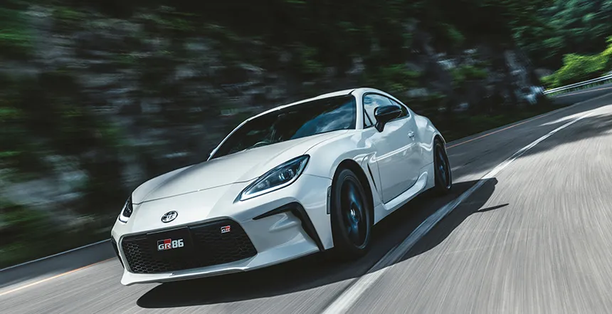 A cool image of a white GR86