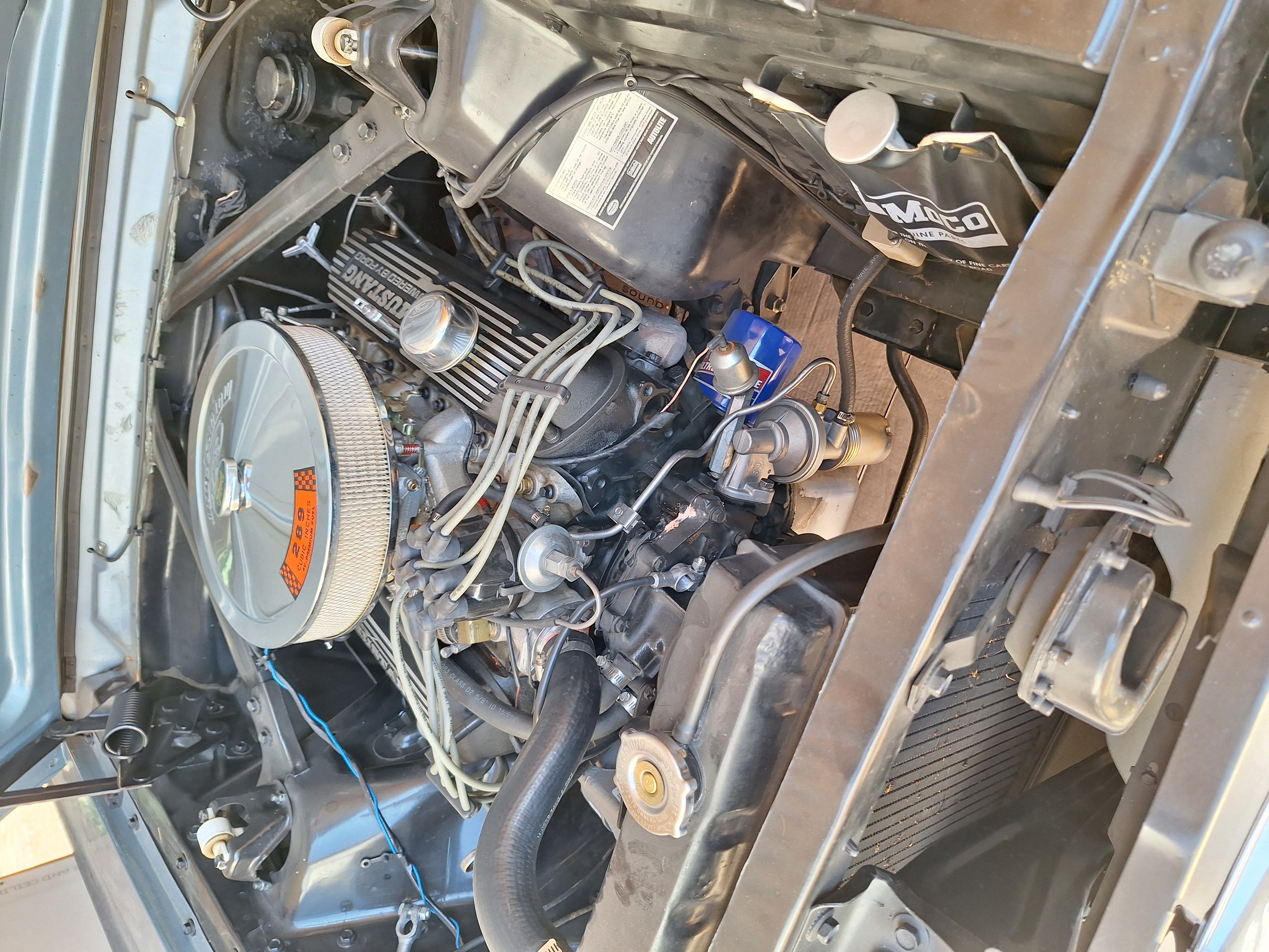 The 289 V8 engine